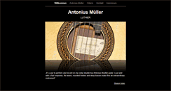 Desktop Screenshot of antoniusmueller.com