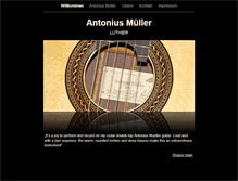 Tablet Screenshot of antoniusmueller.com